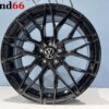 IMG_8459 17 Inch 5x100 Y 10 Spaak Forget Velgen Set Hoogglans Zwarte Kleur