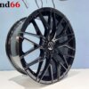 IMG_8461 17 Inch 5x100 Y 10 Spaak Forget Velgen Set Hoogglans Zwarte Kleur