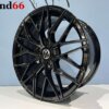 IMG_8463 17 Inch 5x100 Y 10 Spaak Forget Velgen Set Hoogglans Zwarte Kleur