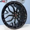 IMG_8599 19'' 5x112 Nieuwste Model Vossen Look Velgen Set Hoogglans Zwarte Kleur