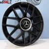 IMG_8622 19 Inch 5x112 Y Spaak AMG Look Velgen Set Mat Zwart Met Gepolijste Rand