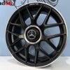 IMG_8625 19 Inch 5x112 Y Spaak AMG Look Velgen Set Mat Zwart Met Gepolijste Rand