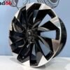 18'' Nieuw In Doos FR Model Velgen Set. Hoogglans Zwart Gepolijst Kleur SportVelgen.