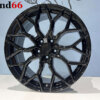 IMG_8742 18 Inch 5x112 Vossen R Look Y Spaak Velgen Set Hoogglans Zwarte Kleur