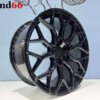 IMG_8744 18 Inch 5x112 Y Spaak Vossen Look Hoogglans Zwarte kleur Velgen Set