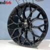 IMG_8745 18 Inch 5x112 Y Spaak Vossen Look Hoogglans Zwarte kleur Velgen Set