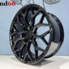 IMG_8746 18 Inch 5x112 Y Spaak Vossen Look Hoogglans Zwarte kleur Velgen Set
