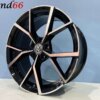 IMG_8762 18 Inch 5x100 Estoril Look Velgen Set Hoogglans Zwart gepolijste Kleur