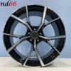 IMG_8763 18 Inch 5x100 Estoril Look Velgen Set Hoogglans Zwart gepolijste Kleur