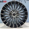 IMG_8863 18 Inch 5x112 2025 Nieuwste Model Veel Spaak AMG Look Velgen Set Hoogglans Zwart Gepolijst Kleur