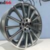 IMG_8879 19 Inch 5x112 Multispaak AMG Look Velgen Set Hoogglans Zwart Gepolijste Kleur