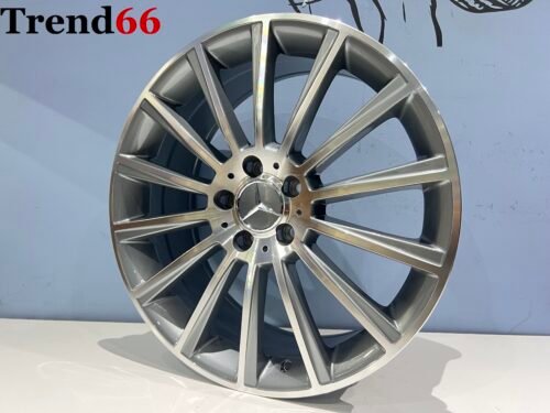 IMG_8880 19 Inch 5x112 Multispaak AMG Look Velgen Set Hoogglans Zwart Gepolijste Kleur
