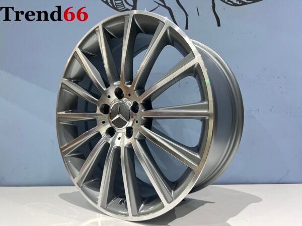 IMG_8881 19 Inch 5x112 Multispaak AMG Look Velgen Set Hoogglans Zwart Gepolijste Kleur