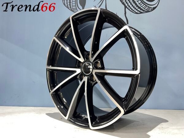 19'' Velgen 5x112 RS4 Look Velgen in Hoogglans Zwart Gepolijst Kleur