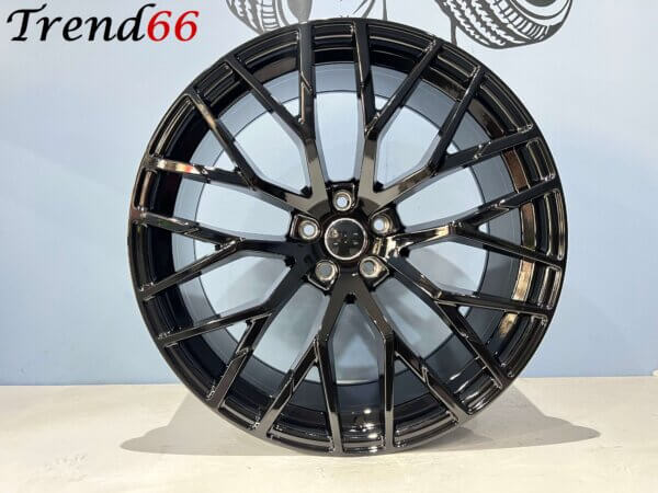 18 Inch Velgen 5x112- R8 Look Velgen Hoogglans Zwart