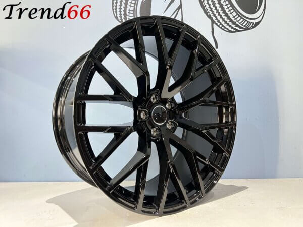18 Inch Velgen 5x112- R8 Look Velgen Hoogglans Zwart