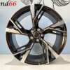 20 Inch Velgen 5x112- RS6 Performance Look Hoogglans Zwart Gepolijste kleur