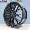 19 Inch 5x112 RS Velocity Vossen Look Velgen Set Glans Zwarte Kleur