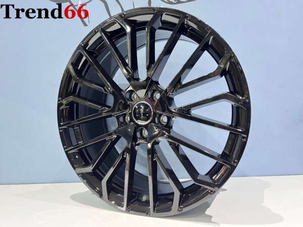 IMG_8994 19 Inch 5x112 S-Line Look Velgen Set Hoogglans Zwarte Kleur