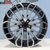 19 Inch 5x112 Nieuwste Type RS Look Velgen Set Hoogglans Zwart Gepolijste Kleur