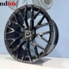 21 Inch Velgen 5x112- R8 Look Velgen Set In Hoogglans Zwarte Kleur