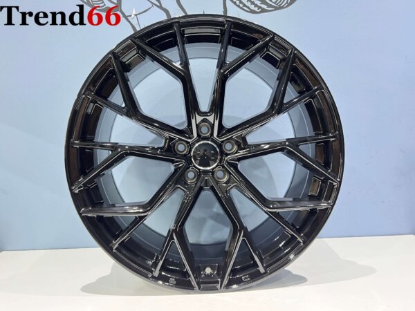 IMG_9023 20 Inch 5x112 Vossen Performance R8 Look Velgen Set Glans Zwarte Kleur