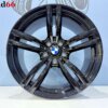 19 Inch 5x120 Breed Set Style 437M Look Velgen Set Hoogglans Zwarte Kleur