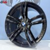 19 Inch 5x120 Breed Set Style 437M Look Velgen Set Hoogglans Zwarte Kleur