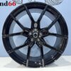 21 Inch 5x108 - R Line Look Hoogglans Zwarte Kleur Velgenset