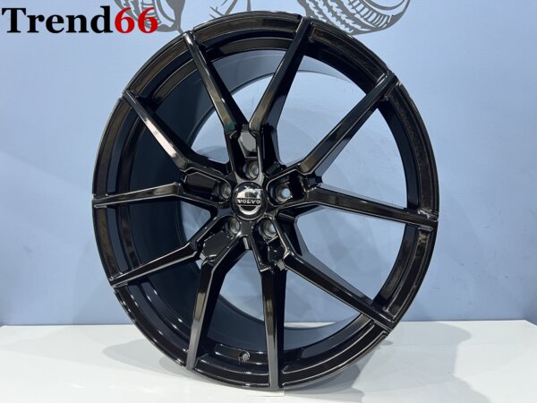21 Inch 5x108 - R Line Look Hoogglans Zwarte Kleur Velgenset