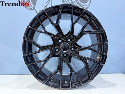 19'' In Doos 2026 Model RS Look Velgen Set. Glans Zwart Kleur SportVelgen.