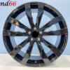 19 Inch 5x112 SUZUKA Look Velgen Set Hoogglans Zwarte Kleur