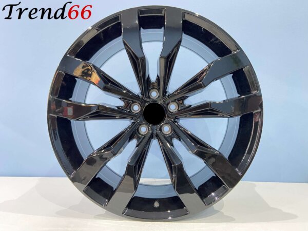 19 Inch 5x112 SUZUKA Look Velgen Set Hoogglans Zwarte Kleur