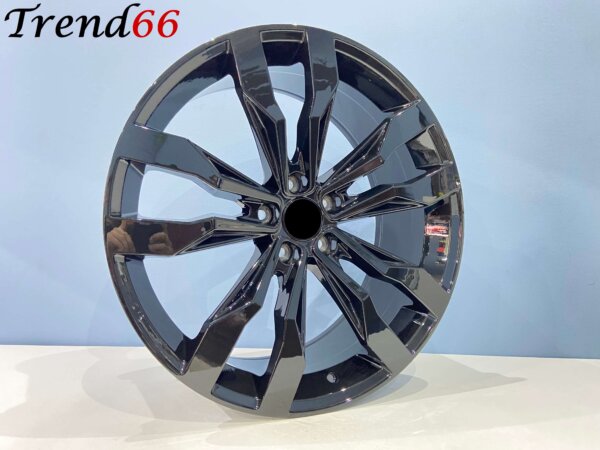 19 Inch 5x112 SUZUKA Look Velgen Set Hoogglans Zwarte Kleur