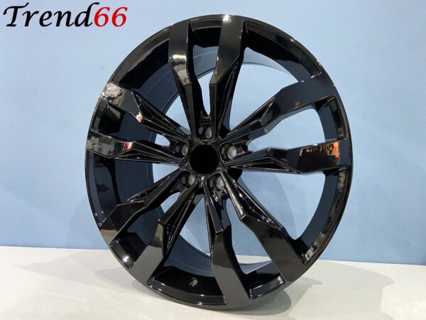 19 Inch 5x112 SUZUKA Look Velgen Set Hoogglans Zwarte Kleur