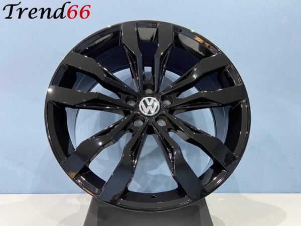 19 Inch 5x112 SUZUKA Look Velgen Set Hoogglans Zwarte Kleur