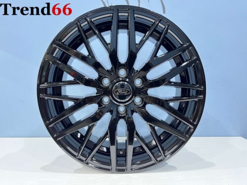 19 Inch 6x120 Verzwaarde Ford Transit Custom Vossen Style Look Velgen Glans Zwarte Kleur