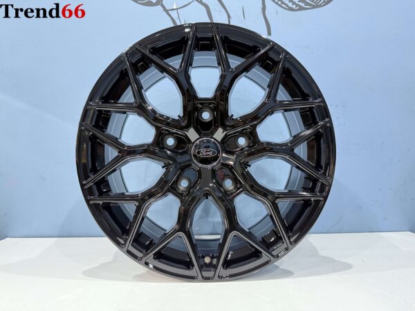 IMG_9566 18 Inch 5x160 Ford Transit Custom Verzwaard Velgen Set Hoogglans Zwarte Kleur