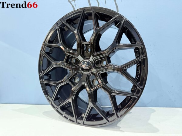 IMG_9570 18 Inch 5x160 Ford Transit Custom Verzwaard Velgen Set Hoogglans Zwarte Kleur