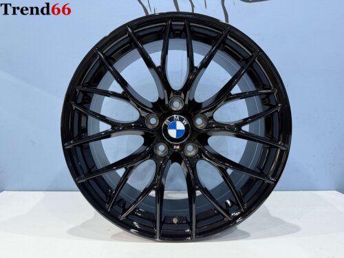 19 Inch 5x120 Breed Set Style 405M Look Velgen Set Glans Zwarte Kleur