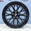 19 Inch 5x120 Breed Set Style 405M Look Velgen Set Glans Zwarte Kleur