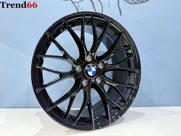 19 Inch 5x120 Breed Set Style 405M Look Velgen Set Glans Zwarte Kleur