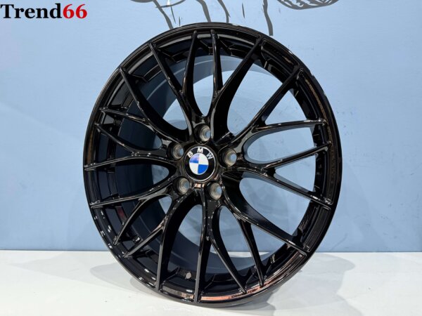 19 Inch 5x120 Breed Set Style 405M Look Velgen Set Glans Zwarte Kleur