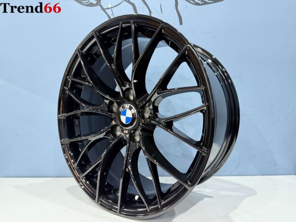 19 Inch 5x120 Breed Set Style 405M Look Velgen Set Glans Zwarte Kleur