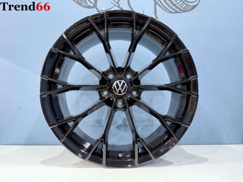 18 Inch Velgen 5x100- 2025 R Look Hoogglans Zwarte Kleur
