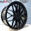 IMG_9755 19 Inch 5x112 1000M Look Velgen Set Hoogglans Zwarte Kleur