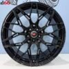 19'' Velgen Nieuwste Vossen Model RS Look Velgen Set Hoogglans Zwart