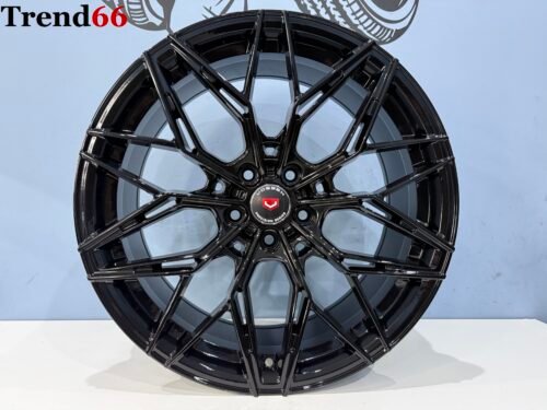 IMG_9906 19'' Velgen Nieuwste Vossen Model RS Look Velgen Set Hoogglans Zwart