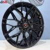 19'' Velgen Nieuwste Vossen Model RS Look Velgen Set Hoogglans Zwart