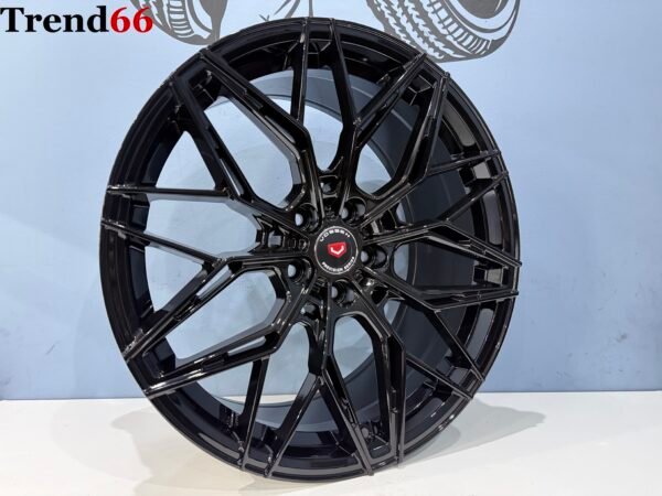19'' Velgen Nieuwste Vossen Model RS Look Velgen Set Hoogglans Zwart